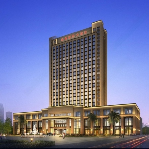 现代国际大酒店3D模型下载